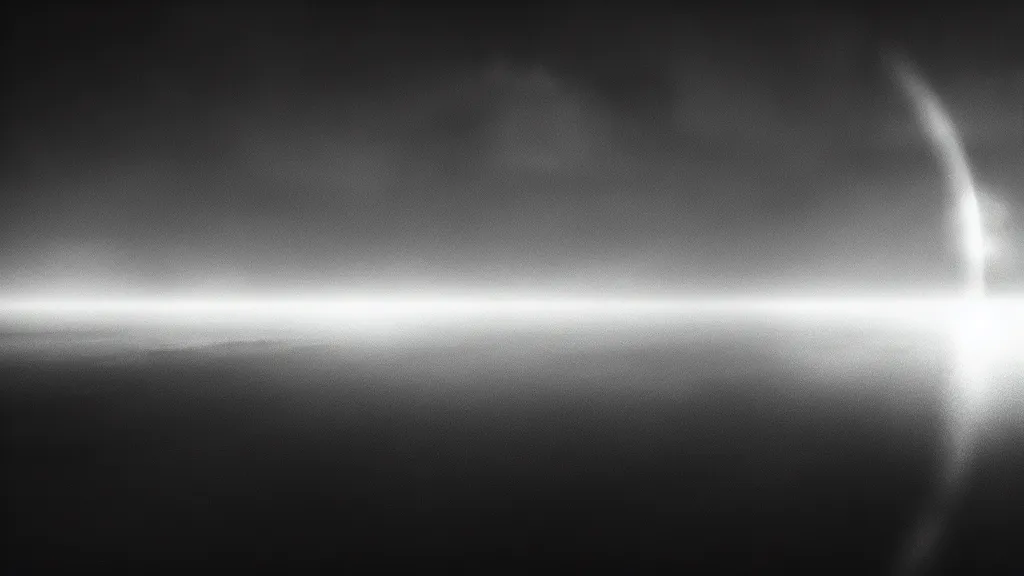 Image similar to particles fly to planet earth, fog, volumetric lighting, mystique, atmospheric, sharp focus, ultra detailed, noir art house, 4 k, cinematic, 3 5 mm