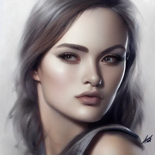 Image similar to alcina dimitrescu, portrait, elegant, highly detailed, artstation, digital painting, art by artgerm