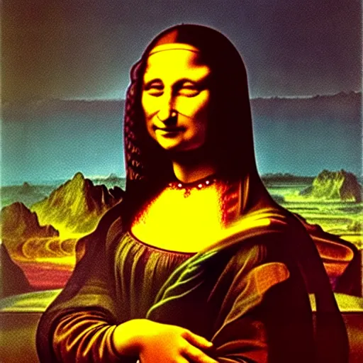 Image similar to beksinski, zdzisław - mona lisa in the style of beksinski, zdzisław by beksinski, zdzisław