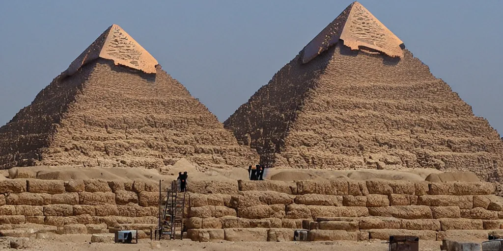 Prompt: working at the pyramids tonight