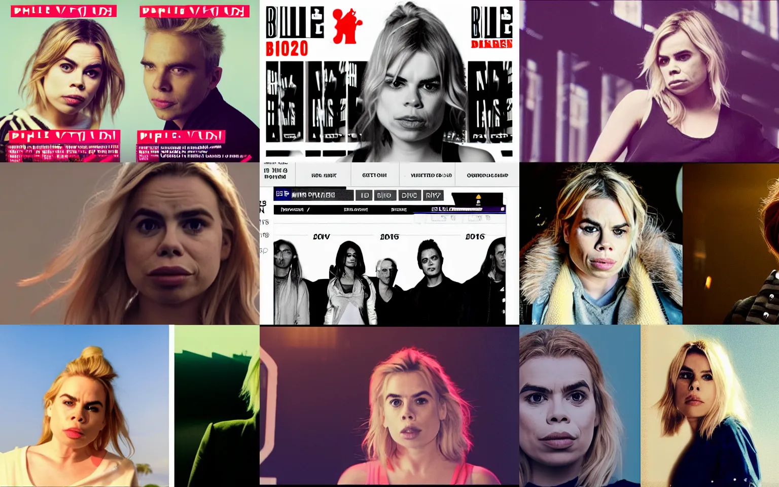 Prompt: 2 0 2 0, billie piper'day & night ( billie's version )'produced by stargate tor & mikkel for virgin records, 2 0 th anniversary music video