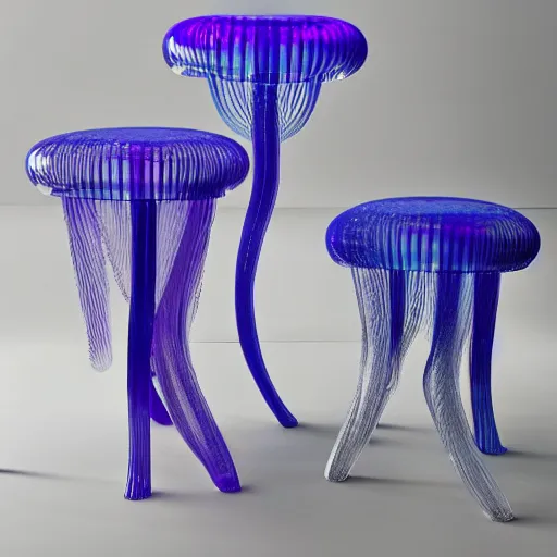 Image similar to the jellyfish stool by Ross lovegrove
