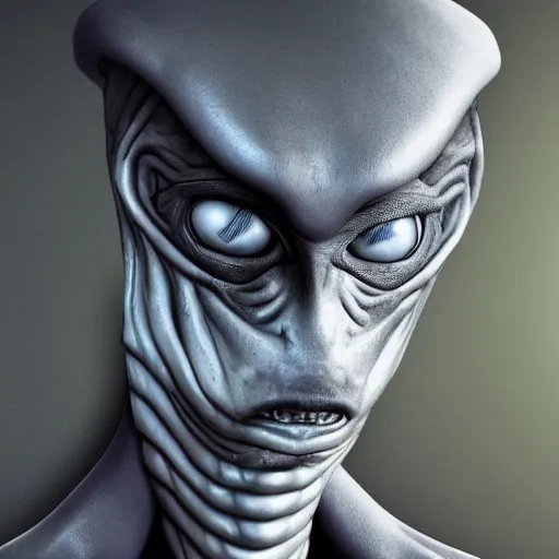 Prompt: a hyperrealistic photography of an Alien,