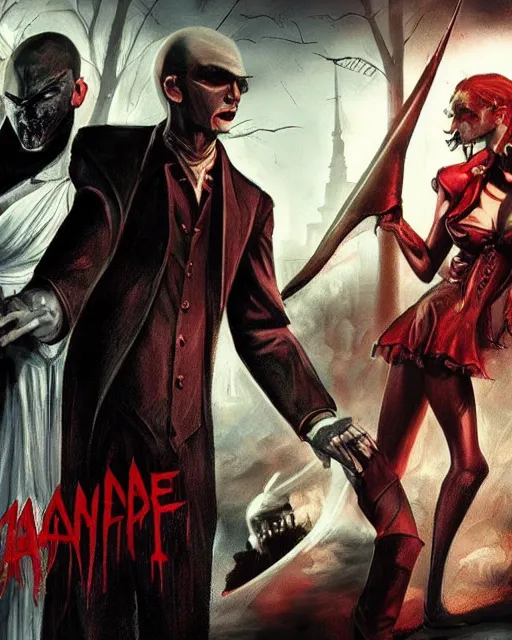 Image similar to “ vampire the masquerade bloodlines 2 leaked concept art ”