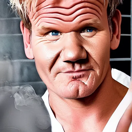 Prompt: Gordon Ramsay as a snake