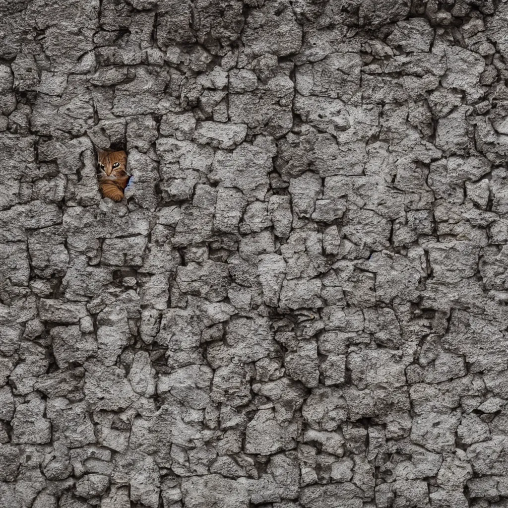 Prompt: a close up of a wall made of cat, a photo by fred a. precht, shutterstock contest winner, dye - transfer, ultrafine detail, uhd image