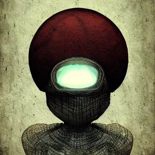 Image similar to Mysterio, artwork by Antón Semenov,