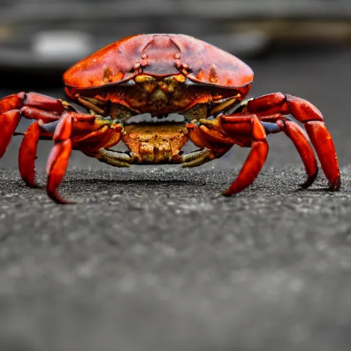 Prompt: an elderly humanoid crab, canon eos r 3, f / 1. 4, iso 2 0 0, 1 / 1 6 0 s, 8 k, raw, unedited, symmetrical balance, in - frame