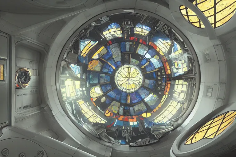 Prompt: stained glass and titanium millennium falcon, soft, sharp focus, detailed, sci-fi, hyperrealism, Subsurface scattering. Octane Render, artwork by Tooth Wu and wlop and greg rutkowski