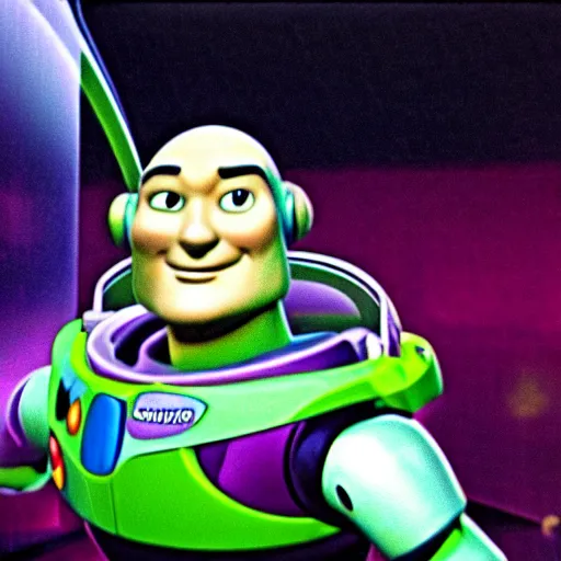 Image similar to patrick stewart as the real buzz lightyear