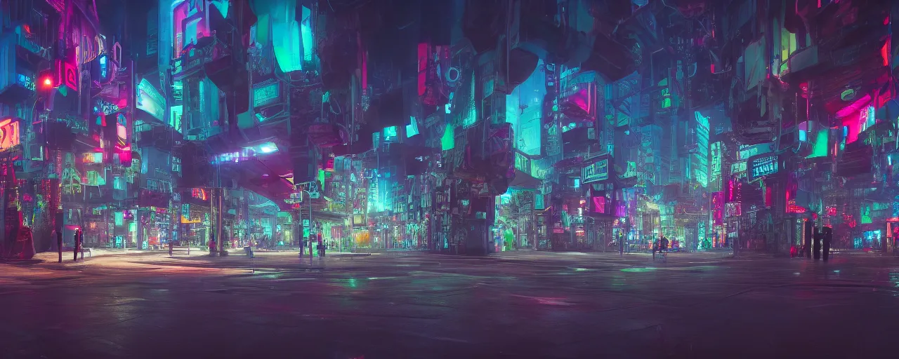 Image similar to future city landscape, all the buildings are covered in wildstyle graffiti, the graffiti glows against the neon lights that float in the night sky, concept art, ultra realism, photo realism, cgsociety, octane render, artstationHD, artstationHQ, unreal engine, Greg Rutkowski, 4k, 8k