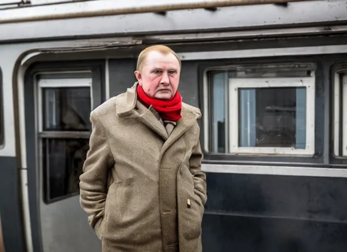 Image similar to train driver of the Russian Railways