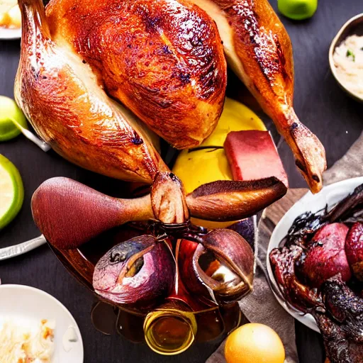 Image similar to photo of a delicious roasted duck, food photography