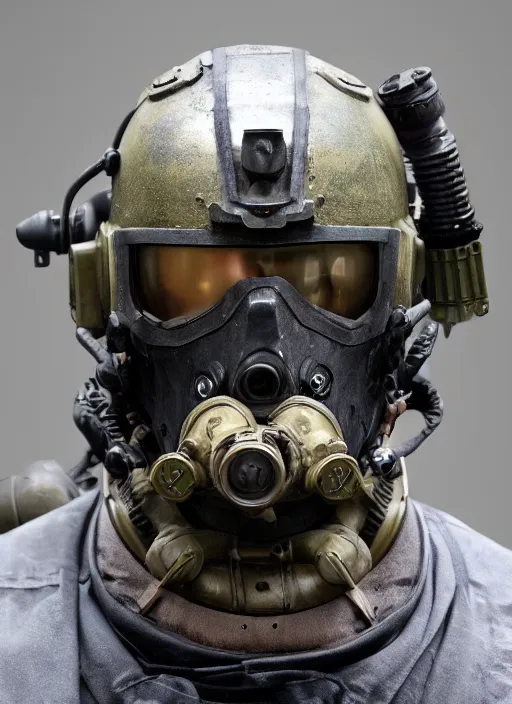 Image similar to call of duty, battlefied, spec - ops head with mask, fallout design, special forces, dark design, professional photo, intricate details