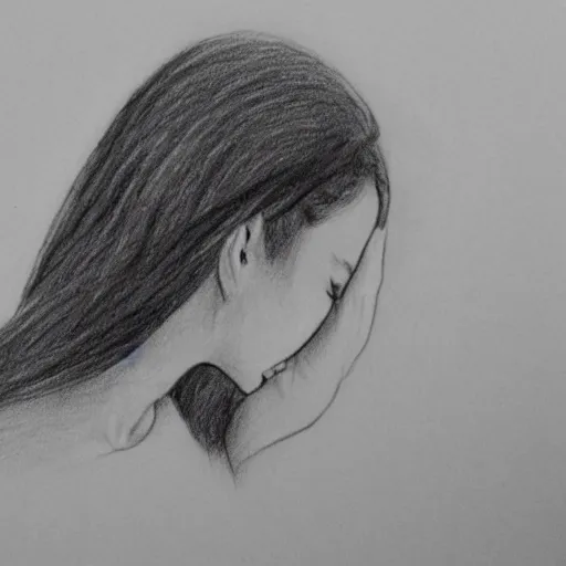 easy sad people drawings