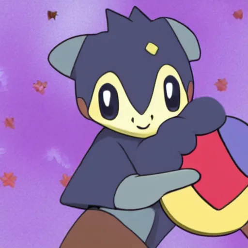 Image similar to dedenne holding a rainbow gem