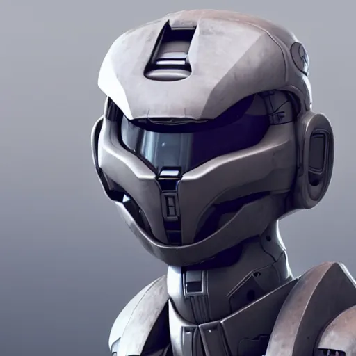 Image similar to sci-fi, helmet design, halo, duke-nuken, science-fiction, robot head, octane-render, cgi, blender, cinema-4d, maya, cgi, redshift