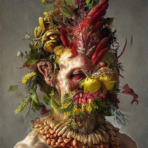 Image similar to masterpiece by arcimboldo, greg rutkowski