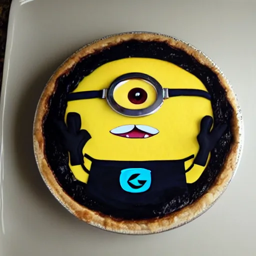 Prompt: minion pie