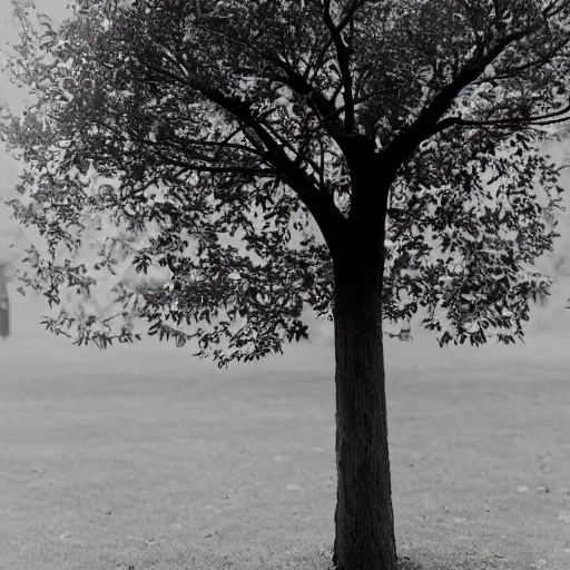 Image similar to tree engulfed in flames by Diane Arbus and Louis Daguerre. highly detailed. 85mm, Bokeh