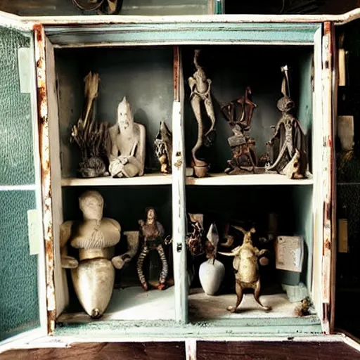 Image similar to cabinet of oddities and curiosities