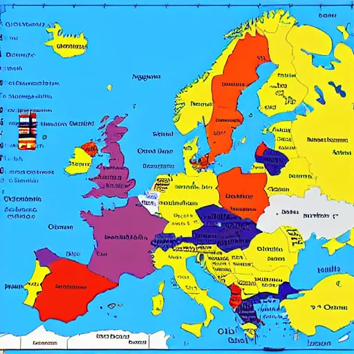 Image similar to map of all the countries in europe