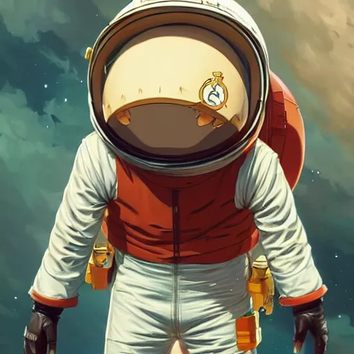 Image similar to luffy in a astronaut suit and luffy, intricate, luffy, highly detailed, digital painting, artstation, concept art, smooth, sharp focus, illustration, luffy, unreal engine 5, 8 k, art by artgerm and greg rutkowski and alphonse mucha