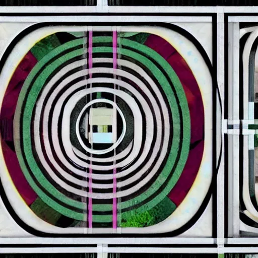 Image similar to a series of off center circles inside one another