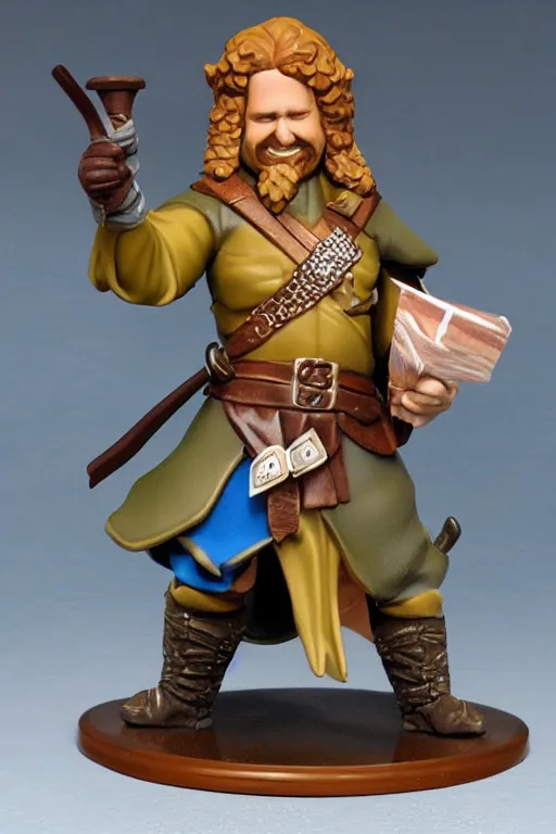 Prompt: DnD figurine of Erlich Bachman