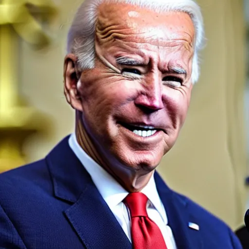 Image similar to joe biden transforms into sonic the hedgehog