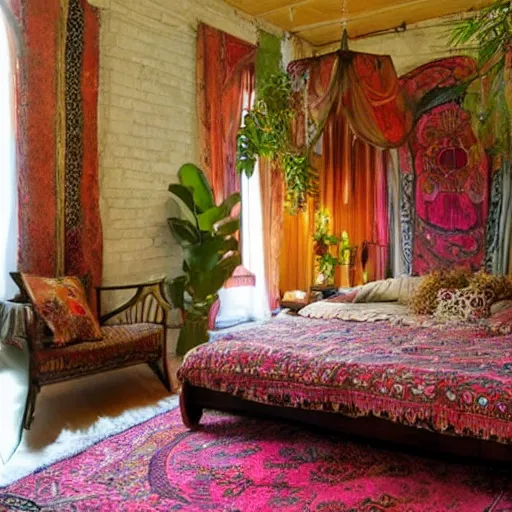 Image similar to Bohemian Bedroom