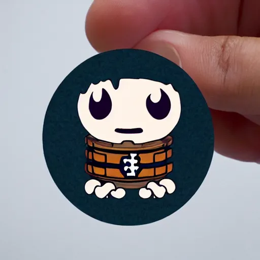 Image similar to cute d & d mimic sticker