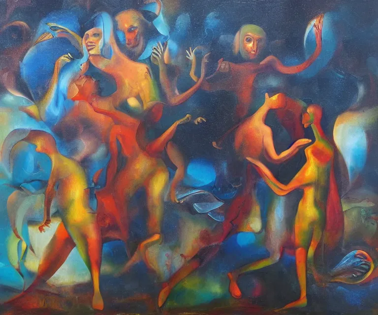 Prompt: a sense of love and beloning, surrealist art, oil on canvas, masterpiece