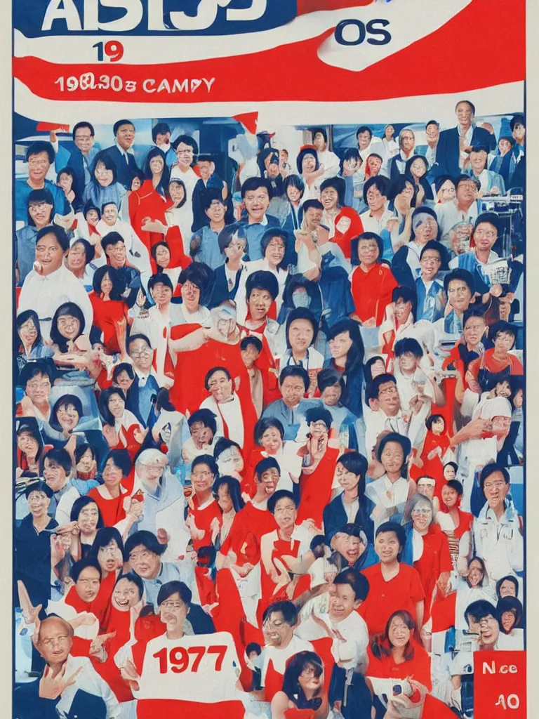 Image similar to a 1 9 9 0 s singaporean government camapign poster