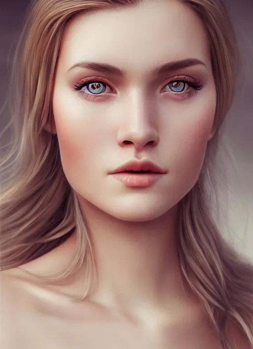 Image similar to a gorgeous norwegian female photo, professionally retouched, soft lighting, realistic, smooth face, full body shot, torso, dress, perfect eyes, sharp focus on eyes, 8 k, high definition, insanely detailed, intricate, elegant, art by artgerm and jason chan