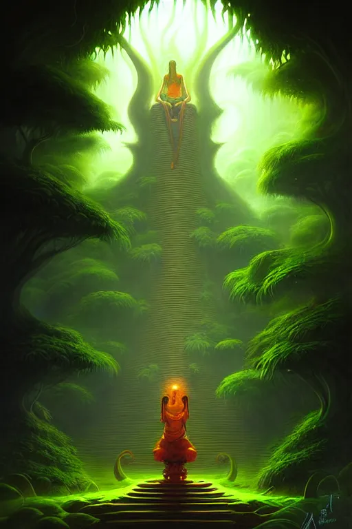 Image similar to The Ayahuasca Spirit, by Andreas Rocha