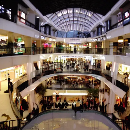 Image similar to mall, early 2000s, iconic and popular iconography