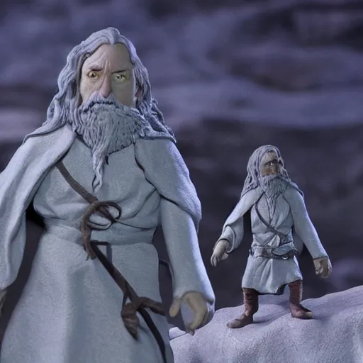 Prompt: still lord of the rings, claymation, 8 k, hyperdetalied, cgsociety,