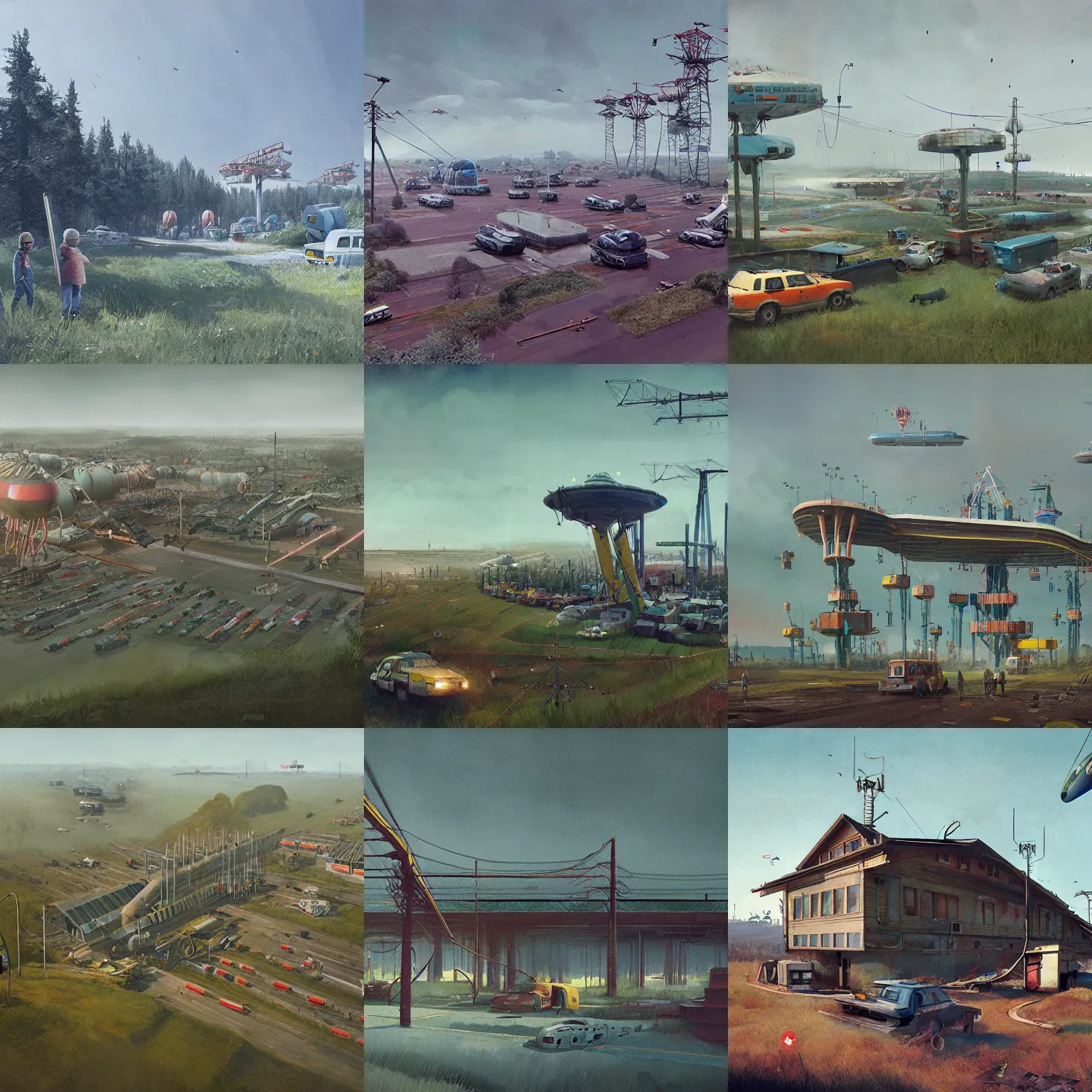 Prompt: stalenhag