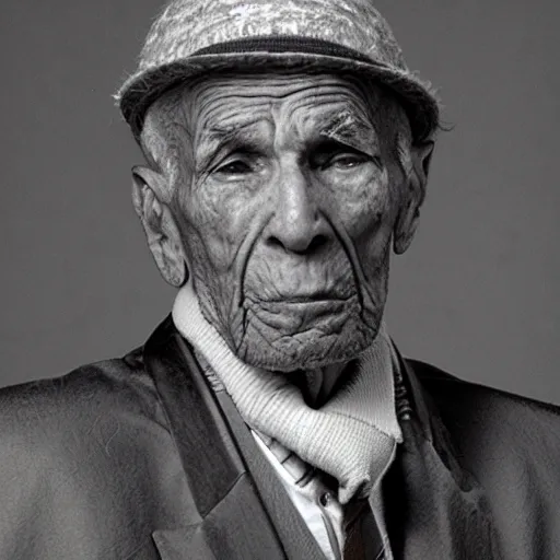 Image similar to photograph of an oldest person in 2 5 3 2