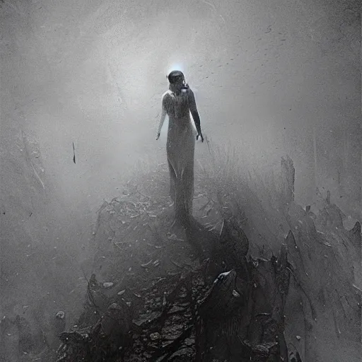 Image similar to the fire in my core heats my heart to the breaking point, twixt horror and despair my lungs catch, but cannot sate. The mind from direction fails, and cannot help but confuse my gait. dark concept art, by Greg Rutkowski, Gustav Dore, and Edvard Munch.