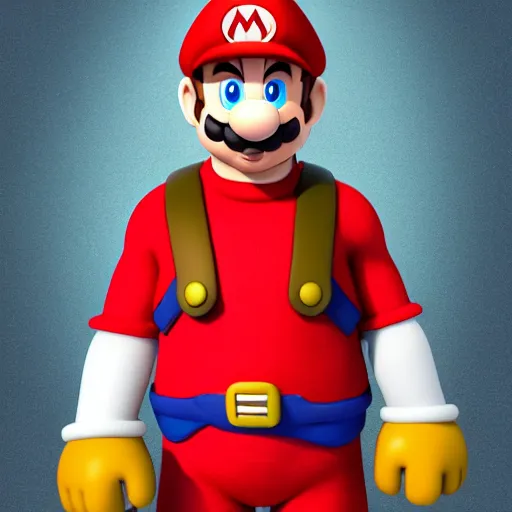 Image similar to Chris pratt as live action mario, mario hat, 4k headshot photography