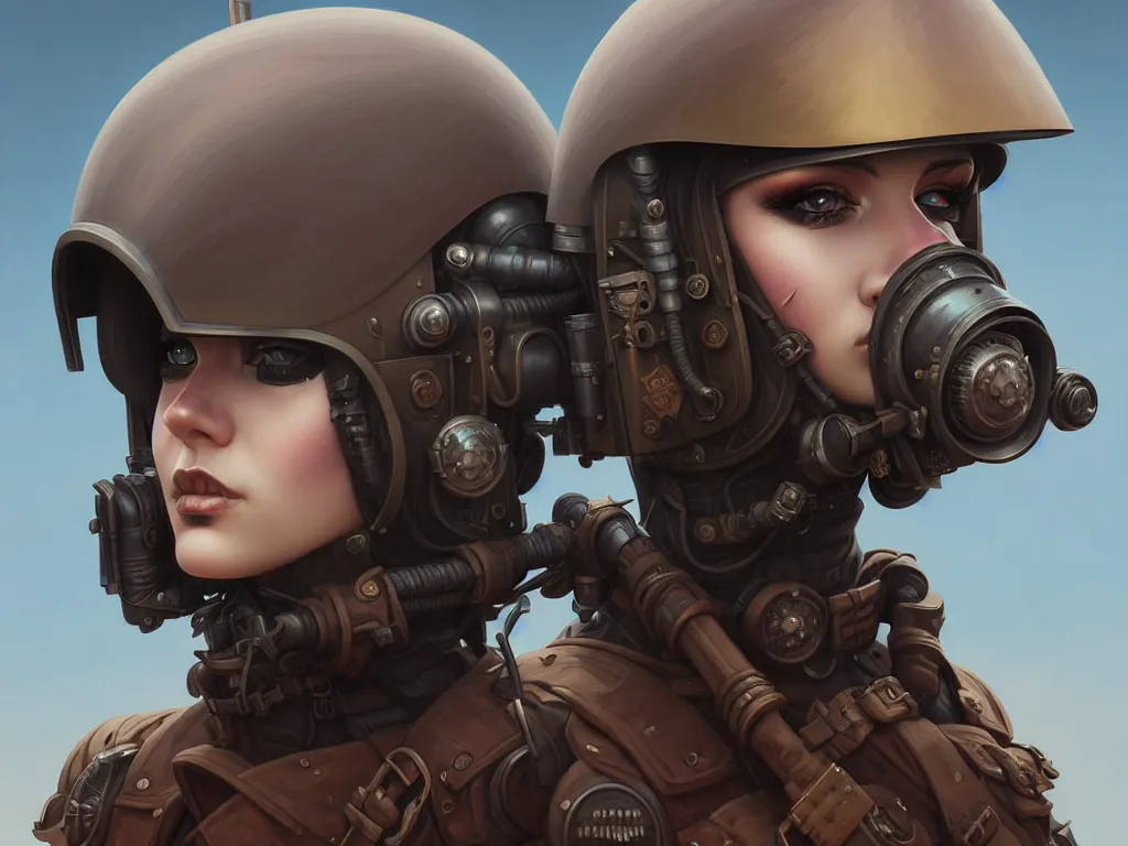 Image similar to portrait of dieselpunk blackpink lisa soldier girl, helmet, stormy sand desert, armored, highly detailed, digital painting, face detail, sharp focus, art, illustrations by loish and ayanamikodon and irakli nadar and rossdraws and wlop