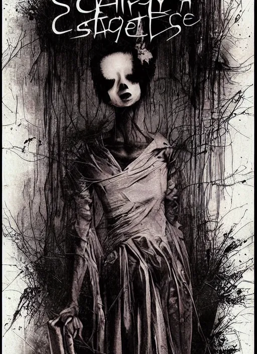 Image similar to book cover of scary geisha stories to tell in the dark paperback novel by stephen gammell