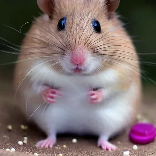 the most special hamster of all, Stable Diffusion
