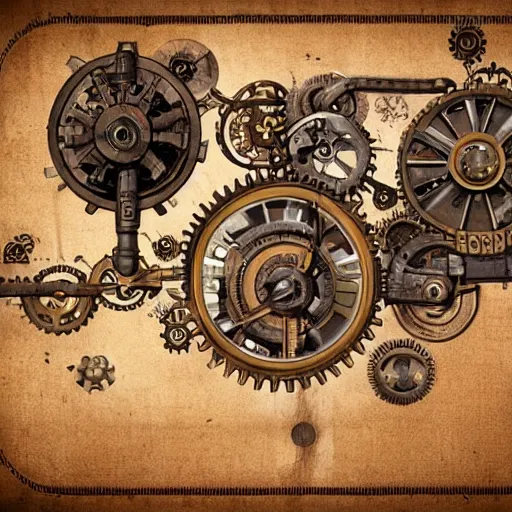 Image similar to steampunk google,