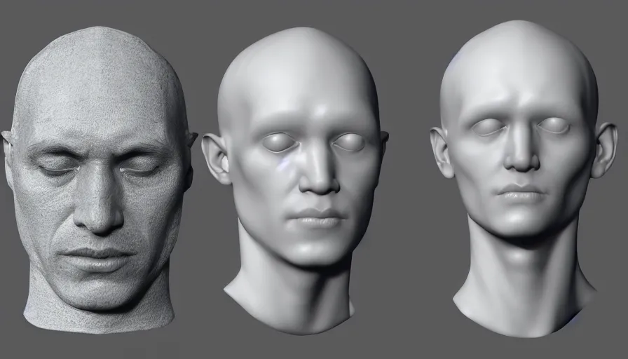 Image similar to human body and head, sss, pbr material, refraction, pale skin