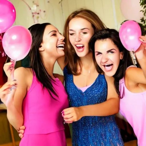 Image similar to girls having fun at a party