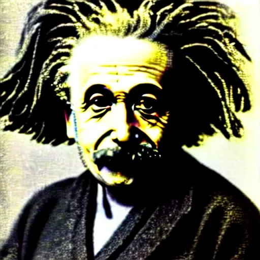 Image similar to a photo of einstein