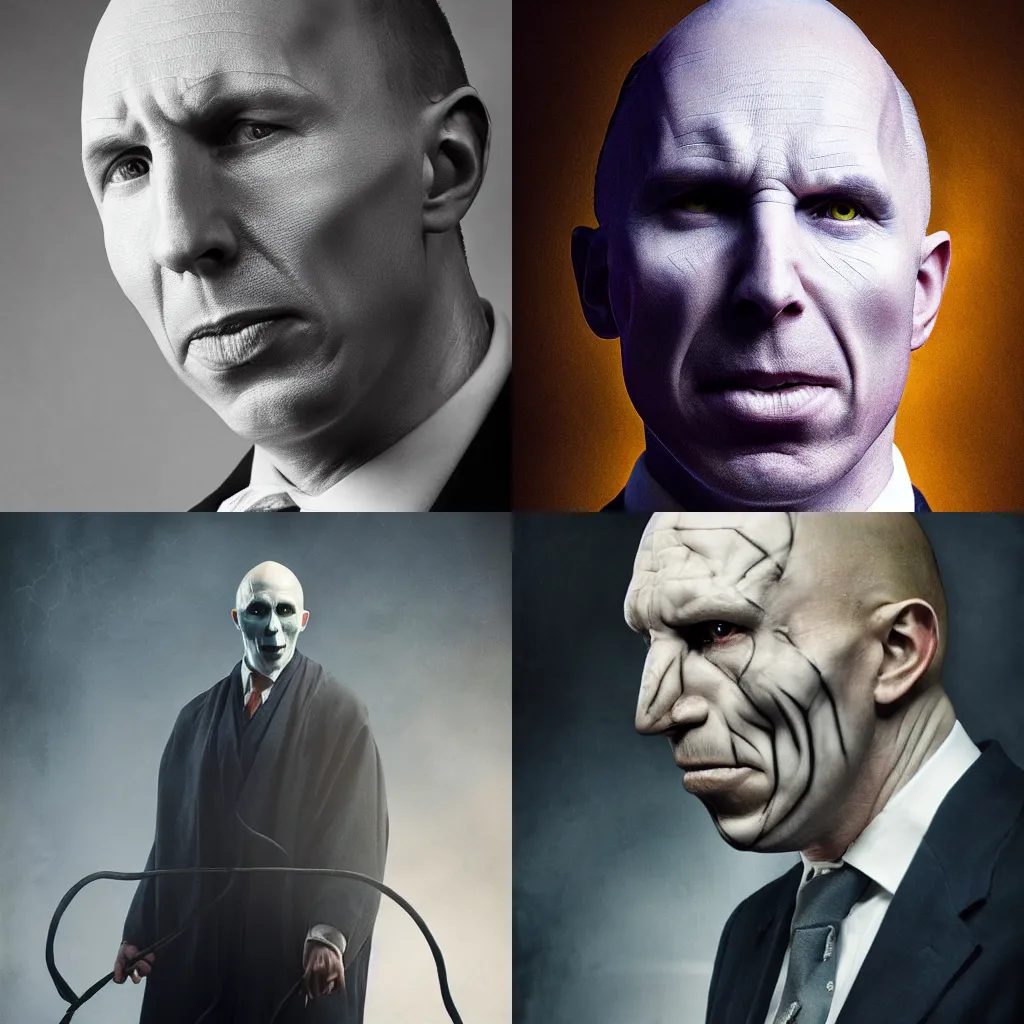 Prompt: a portrait of peter dutton as voldemort, studio photography, by greg rutkowski